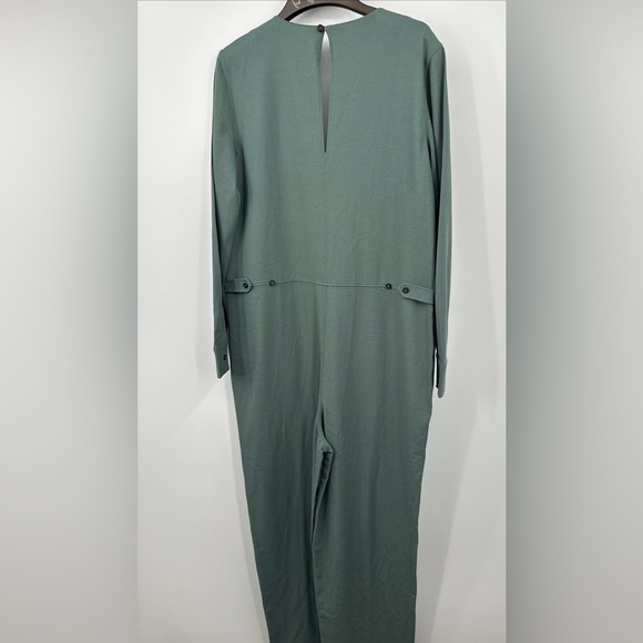 Billy Reid V neck jumpsuit new with tags size M green anthropologie - Picture 6 of 9